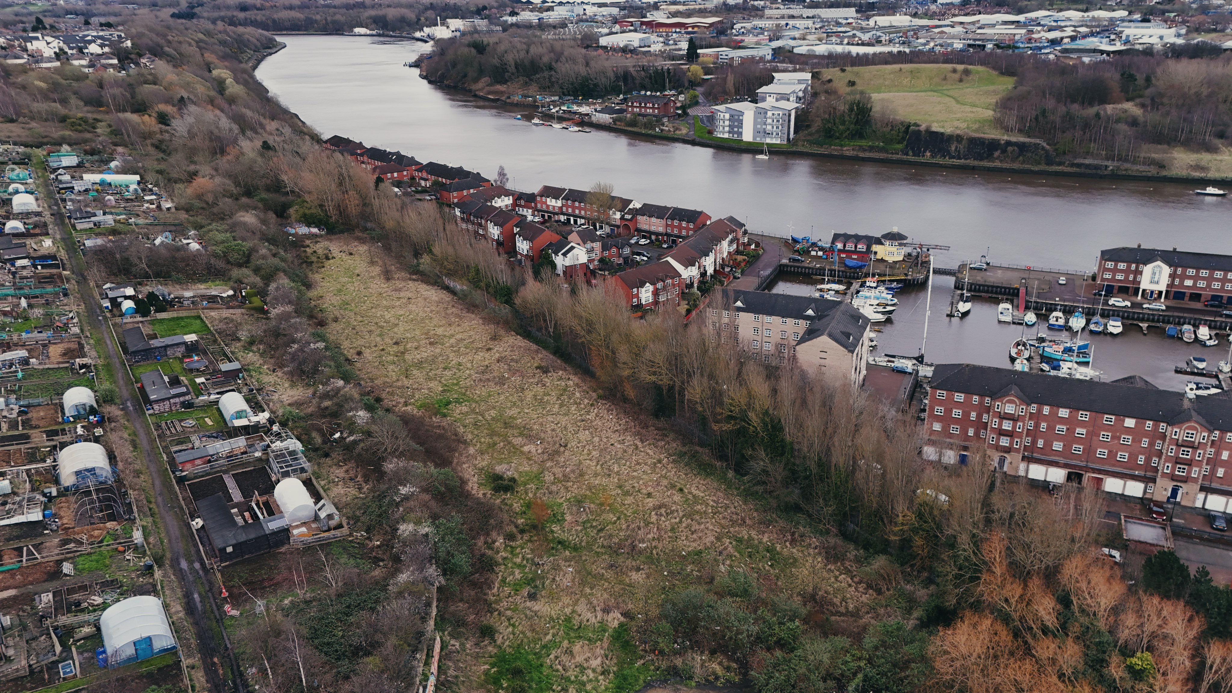 It was located in the top left of this shot, with Dents Hole in the centre. Photograph taken in 2024