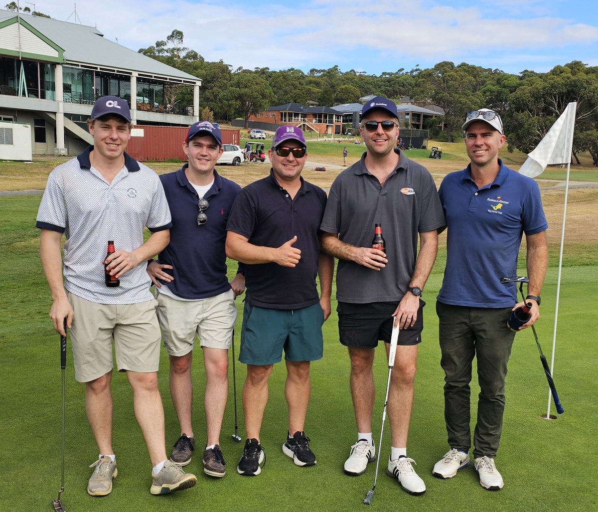 The Annual Grain Industry Association of Victoria Golf day and traders meeting was another success. Congratulations to @steinfort_hugo for being the runner up in the @StoneX_Official putting comp. Great to play with @CHSBroadbent @RiordanGrains and @GrainCorp to name a few.