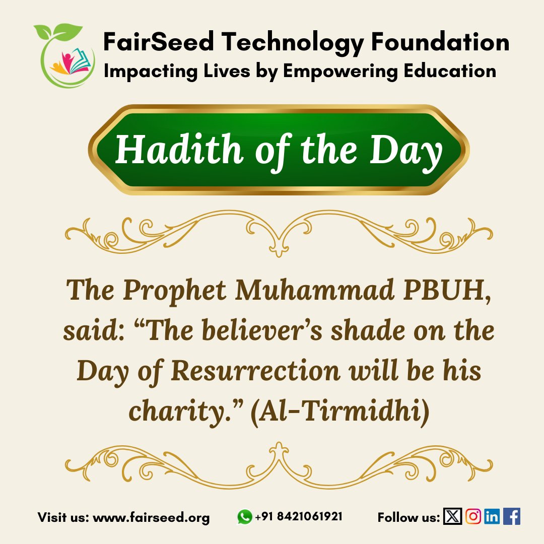 FairSeedTech's tweet photo. Ramadan Day 2- Embrace the Spirit of Giving: Every Contribution with FairSeed Becomes Your Helping Hand in Attaining Eternal Goodness.🤲🏻💫 https://t.co/58IM4l16RV