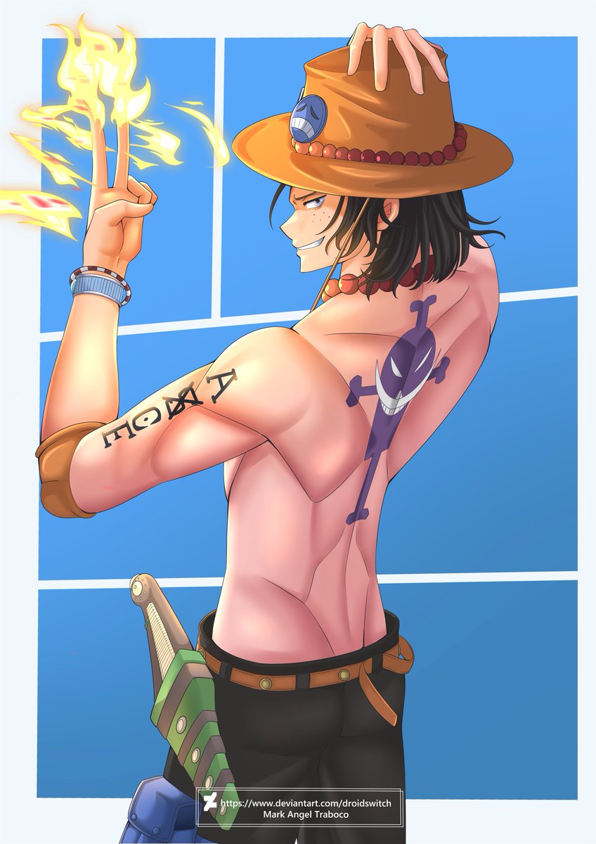 Droidswitch1's tweet photo. Portgas D. Ace  Fanart Illustraion
#digitalart  #fanart  #anime #clipstudio #digitalartist 
#onepiece https://t.co/DA7VMUUAZ9