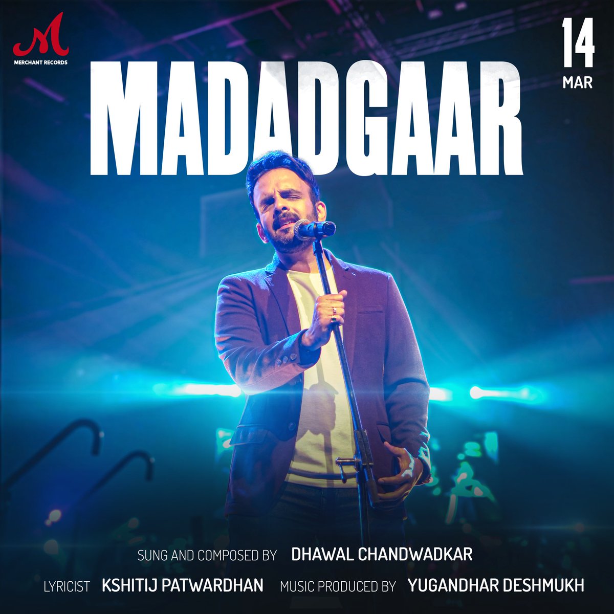 🎶 Get ready to be enchanted! #Madadgaar's first look is here! Join us on March 14th for a musical masterpiece by @dhawalchandwadkar and team. Don't miss out! 🎵 Releasing on @SlimSulaiman’s YouTube channel and all audio platforms! #MerchantRecords #SalimSulaiman