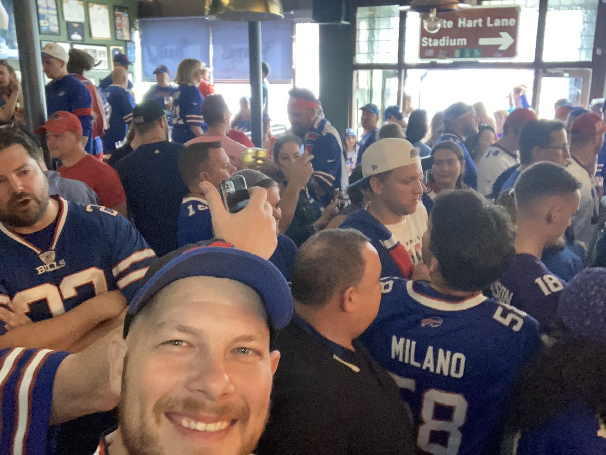 Jimi_Phil's tweet photo. @NFLUK Bills Mafia invasion, shame about the result but still a day never to forget! https://t.co/mBuTztJKgH