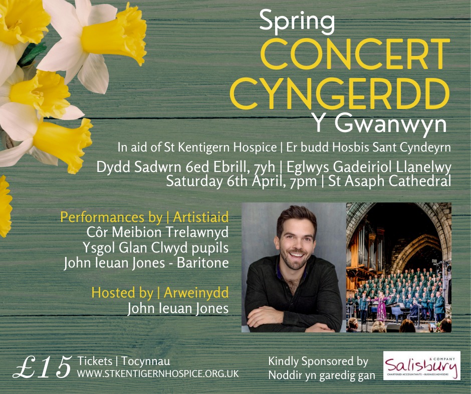 Have you got your tickets yet?💛 You can purchase your tickets here: eventbrite.co.uk/e/spring-conce… #northwales #northwalescharity