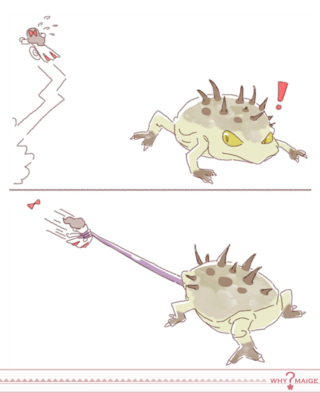 WhyMaige's tweet photo. 🐸👅

#FFXIV #FF14 https://t.co/QEgzje9gJG