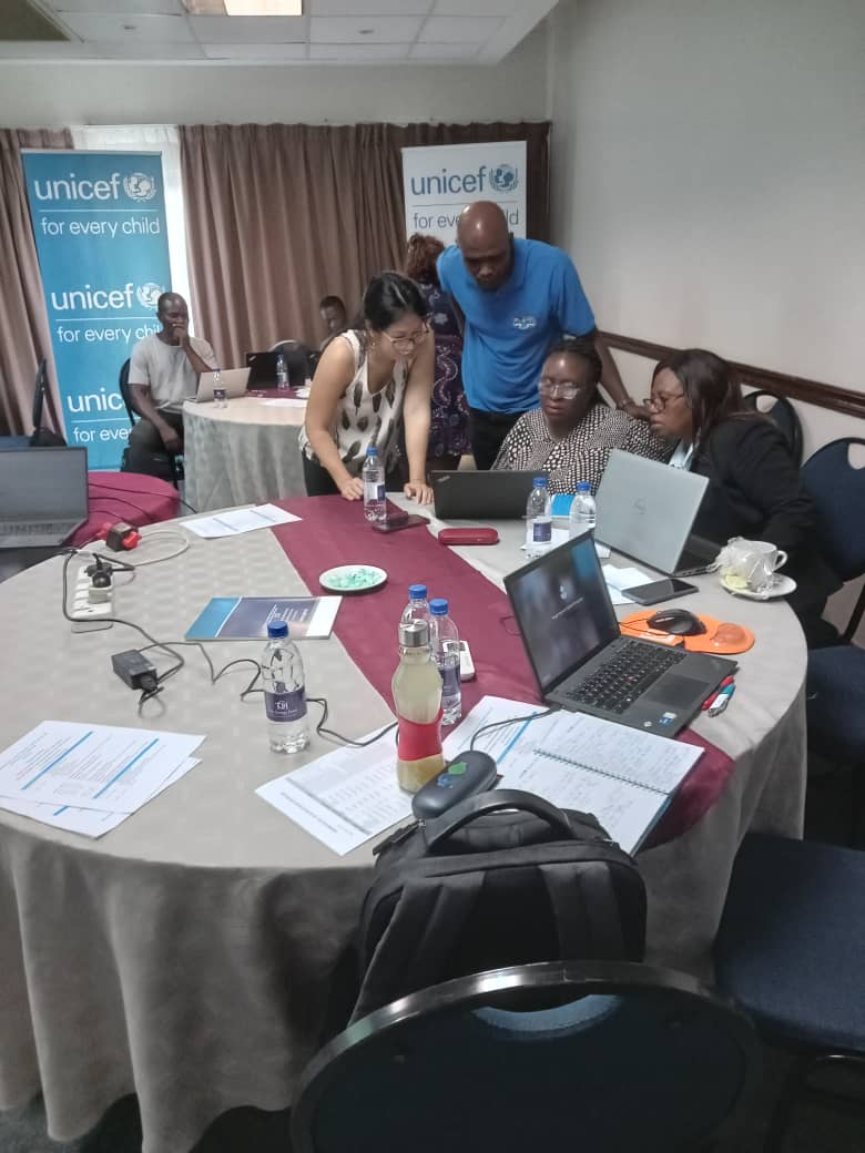 Day 3 Collaboration in action! @Unicef_Swazi, MOEPD @AECID_es supporting government officials' child poverty analytics training using Multiple Overlapping Deprivations Analysis. Transforming data into action for children's welfare. #PartnershipForChildren #ChildPoverty #MODA