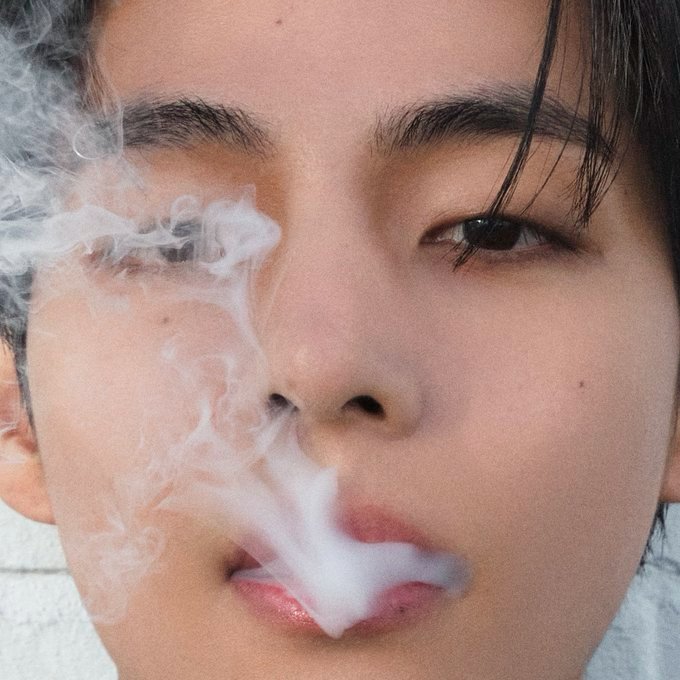 v smoking cigarette BTS V Is Smoking Hot With An Eyebrow Piercing In 