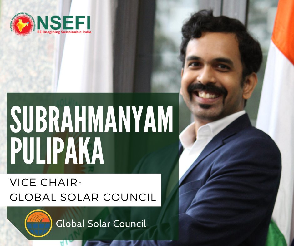 The CEO of #NSEFI @SubbuPulipaka was elected as Vice Chair of the @GSolarCouncil during the recent Board Meeting. This newly formed Executive Committee with Mr. Máté Heisz as the Chair, will guide strategic initiatives and oversee the association's progressive growth. 🌞 Join…