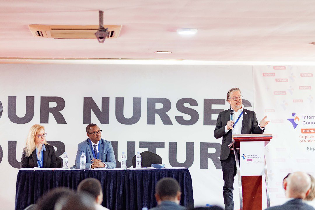 In the ODENNA opening ceremony, the CEO of the International Council of Nurses , Mr. Howard Cotton, said « The governments of the African countries should increase the budget they are putting into health infrastructure to facilitate nurses and midwives to deliver good service. »