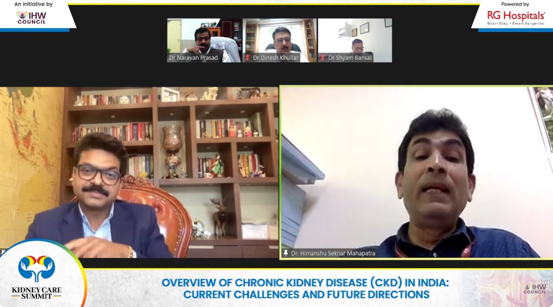 IHWCouncil's tweet photo. @Kamalomer @Narayansgpgims @urvashi01 @NITIAayog @RMLHDelhi @medanta @RGStoneHospital "Comprehensive prevention programs at all levels are essential to curb the pandemic of kidney disease."
- Dr. Himanshu Sekhar Mahapatra, HOD & Prof. Nephrology Department, @RMLHDelhi
#KidneyCareSummit2024 #IHWCouncil #RGStones #WorldKidneyDay @RGStoneHospital https://t.co/zGznLiaJmz