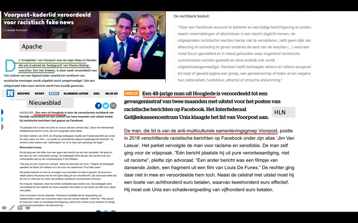 DaveDonin's tweet photo. @tomvangrieken Hey Tom, Je #Voorpost ex body guard vraagt zich af waarom je voor #DriesVanLangenhove zo’n drama maakt, en hij met quasi identiek hetzelfde vonnis in de steek werd gelaten door jou en hij,  in aanloop naar dat vonnis, itt Driesje zich heel gedeisd hield
Wij vragen ons dat ook af https://t.co/s0WJ8U1VOy