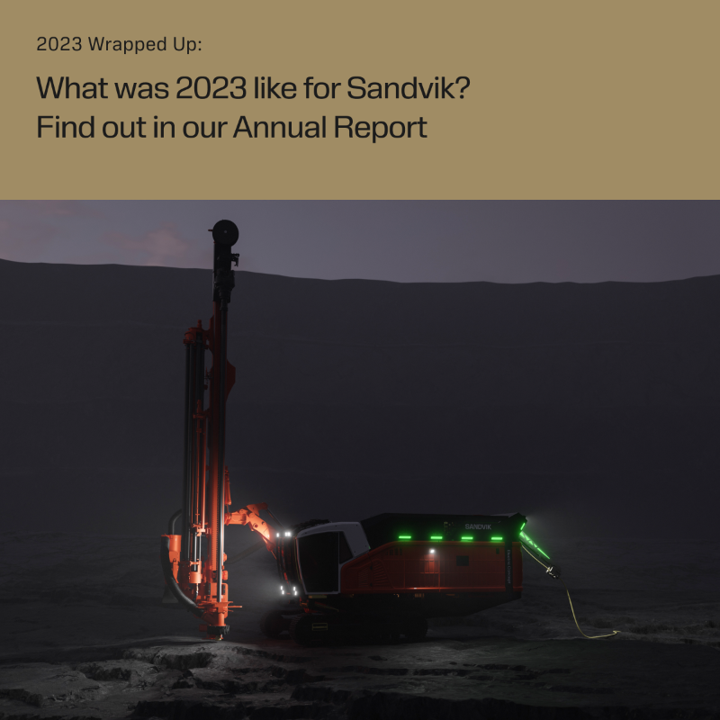 SandvikGroup's tweet photo. We have released our Annual Report 2023. Read the interactive online version here.

#SandvikAnnualReport #innovation #industry
