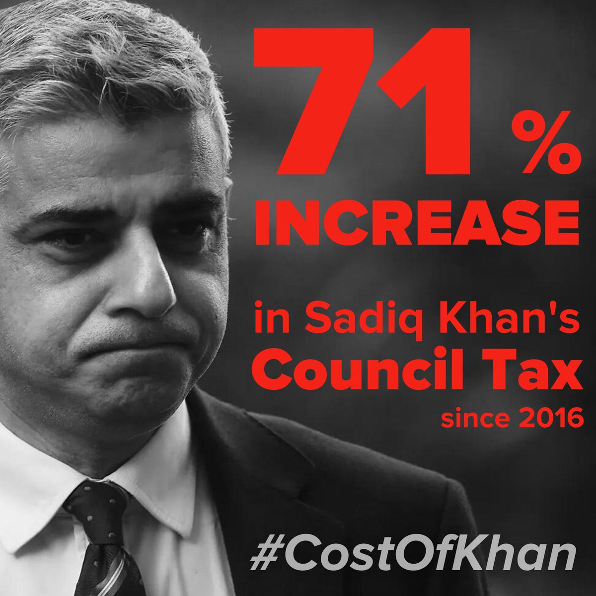 @MayorofLondon 1) Interest rates are the responsibility of the Bank of England and are up globally. 2) The Government gave you £4bn to build more affordable homes, but you failed Londoners. 3) You increased council tax by £200 & hit the poorest hardest with ULEZ charges of £12.50 per day.