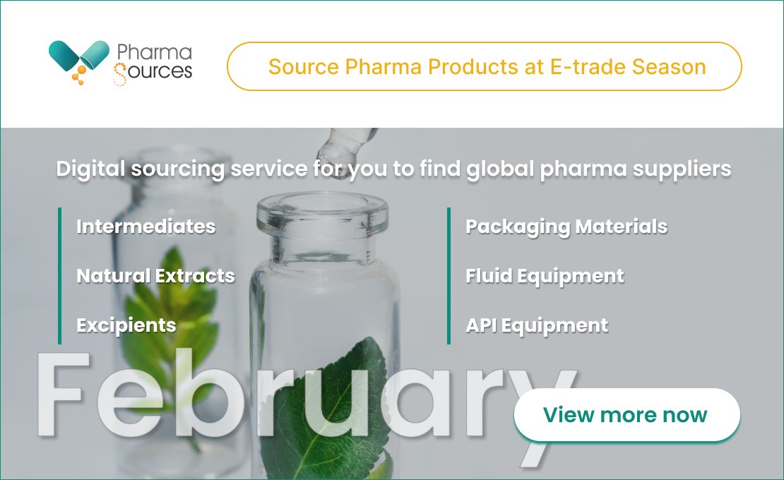 Pharmachina365's tweet photo. 🎀#PharmaSources E-trade Season 2024's popular products for February are revealed!

👀View more now➡️https://t.co/m1kJac2SEW

#CPHI #CPHIChina #pharmaceutical https://t.co/PRiId0nnDX