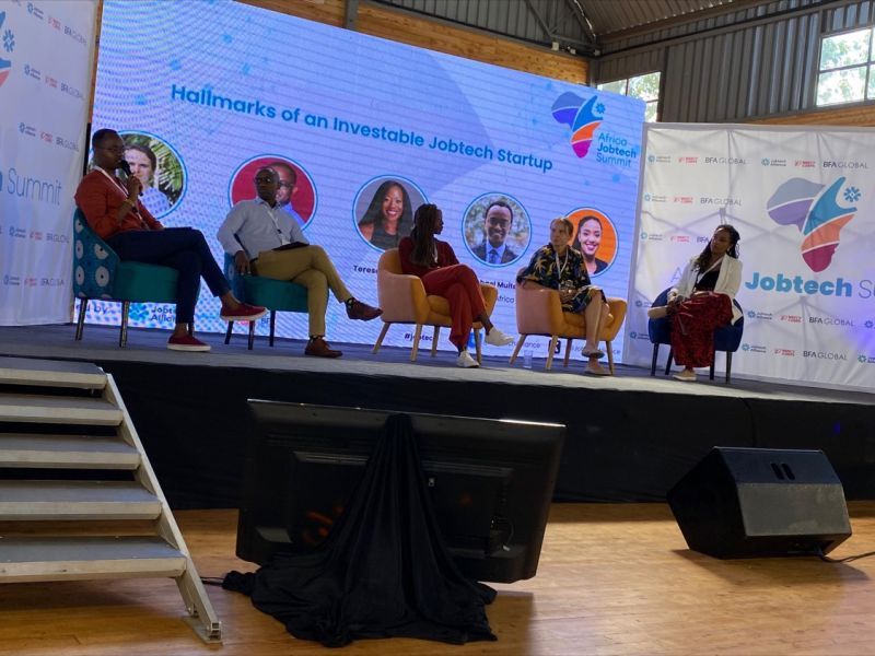 JobtechAlliance's tweet image. Ongoing panel session on. &quot;Hallmarks of an Investable Startup.&quot;

#jobtechsummit