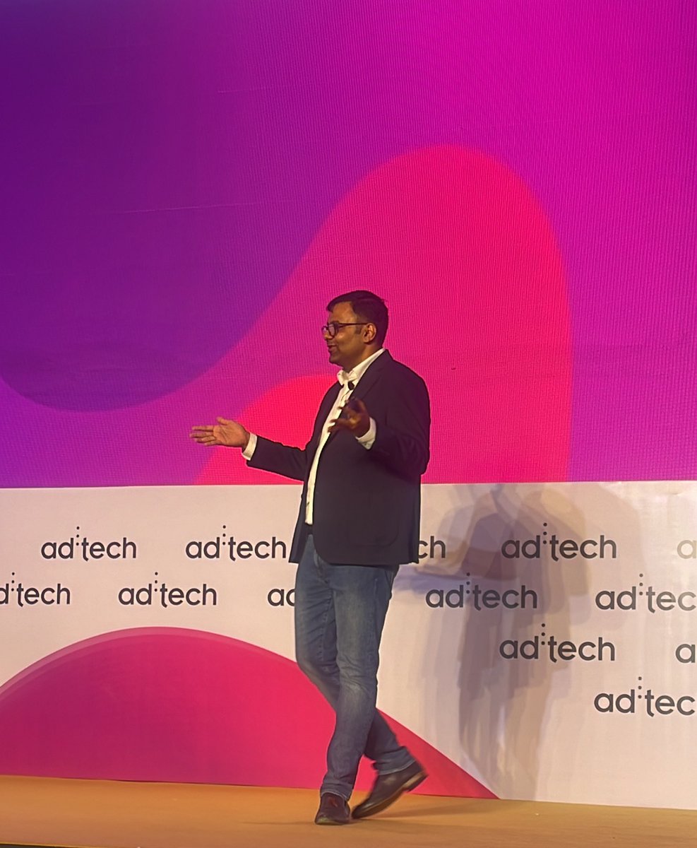 “Short form video is not the future, it's the present with 50 crore people spending an hour on it everyday.” - Gaurav Jain, ShareChat #adtechIN #adtech2024