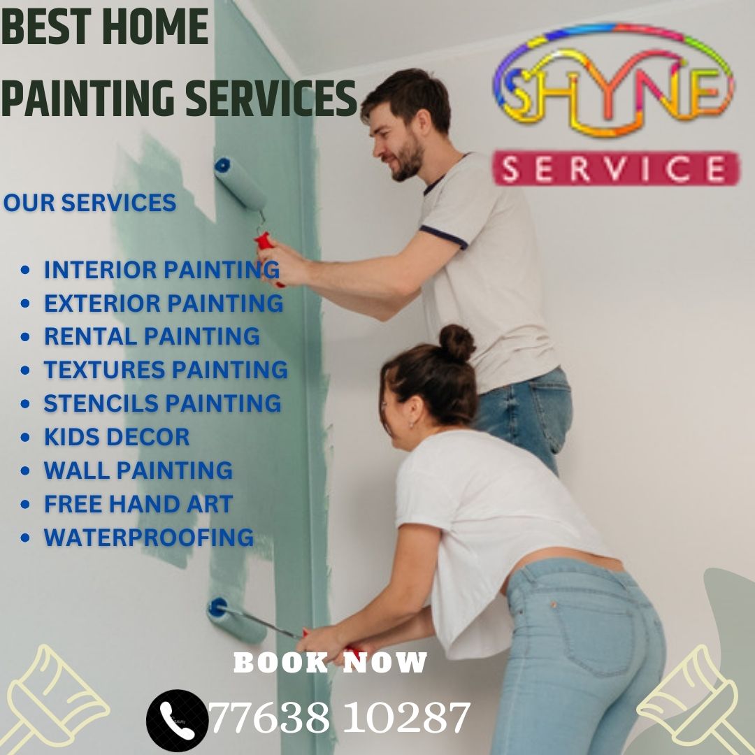 Home painting services in Hyderabad
#wallpainter #paintingservices #HousePainters #HousePainting
#painting #painter #shyneservices #shyneservice #Painters #Painter
#rentalpainting #rentalpainter
#Interiorpainting, #Exteriorpainting #Rentalpainting
#Texturespainting,#