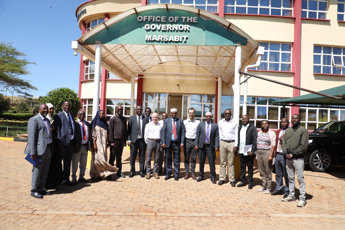 Today, I received an update on the progress of the Drought Resilience Programme in Northern Kenya (DRPNK), generously funded by the German Development Bank (KfW), @KfW_FZ_int . The visit from the KfW Mission centered on a constructive discussion about the six-year initiative,