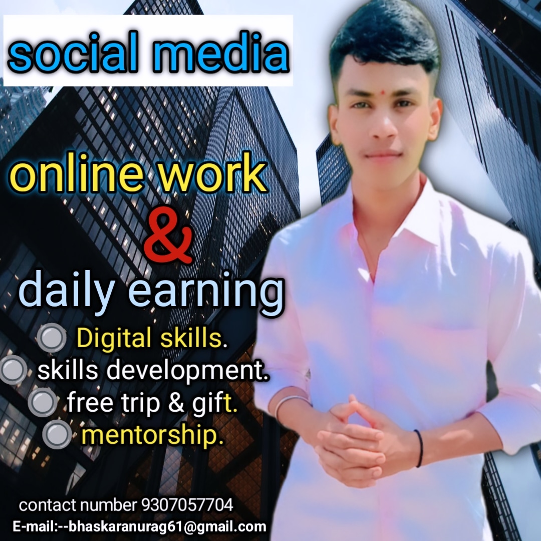 Digital marketer & business coh.. ⏩Digital skills development... 8 lakh members all... Work 🤵🧕 Online work karna chahte ho use your mobile phone...✅💸 Contact number 930705770. @the_krishna_231