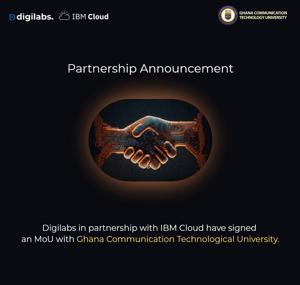 Star_Systems_'s tweet image. We&apos;re excited to announce our latest partnership! Together with IBM Cloud, Digilabs has signed a MOU with Ghana Communication Technology University.

@gctuonline @DigiLabs_  @IBMcloud 

#Partnership #Digilabs #IBMCloud #GCTU #MOU #academia #Industry #EduTech #Starsystems