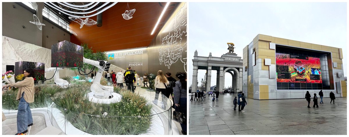 À Moscou, la vitrine patriotique de Vladimir Poutine prépare le terrain de sa réélection.
Reportage sur cette gigantesque exposition à la gloire de la 🇷🇺.
radiofrance.fr/franceculture/…
