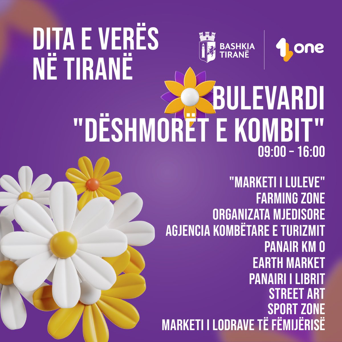erionveliaj's tweet photo. 1️⃣4️⃣ Mars, 
2️⃣4️⃣ orë festë, 
3️⃣4️⃣ evente!

Shih kalendarin e eventeve dhe eja festojmë së bashku Ditën e Verës. 🌞 

P.S. Mos harroni veroret! ❤️ https://t.co/WUaU1Paxe5