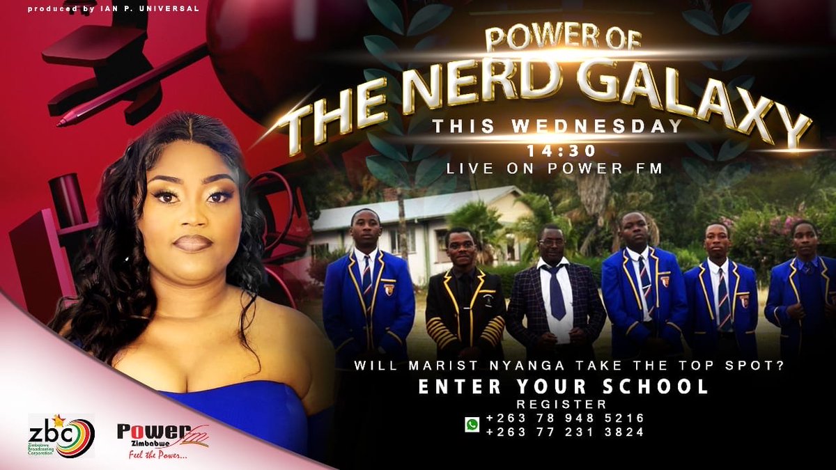 Marist Nyanga joins us via live video call on Power FM from the mysterious mountains. Catch Power of THE NERD GALAXY at 2:30pm