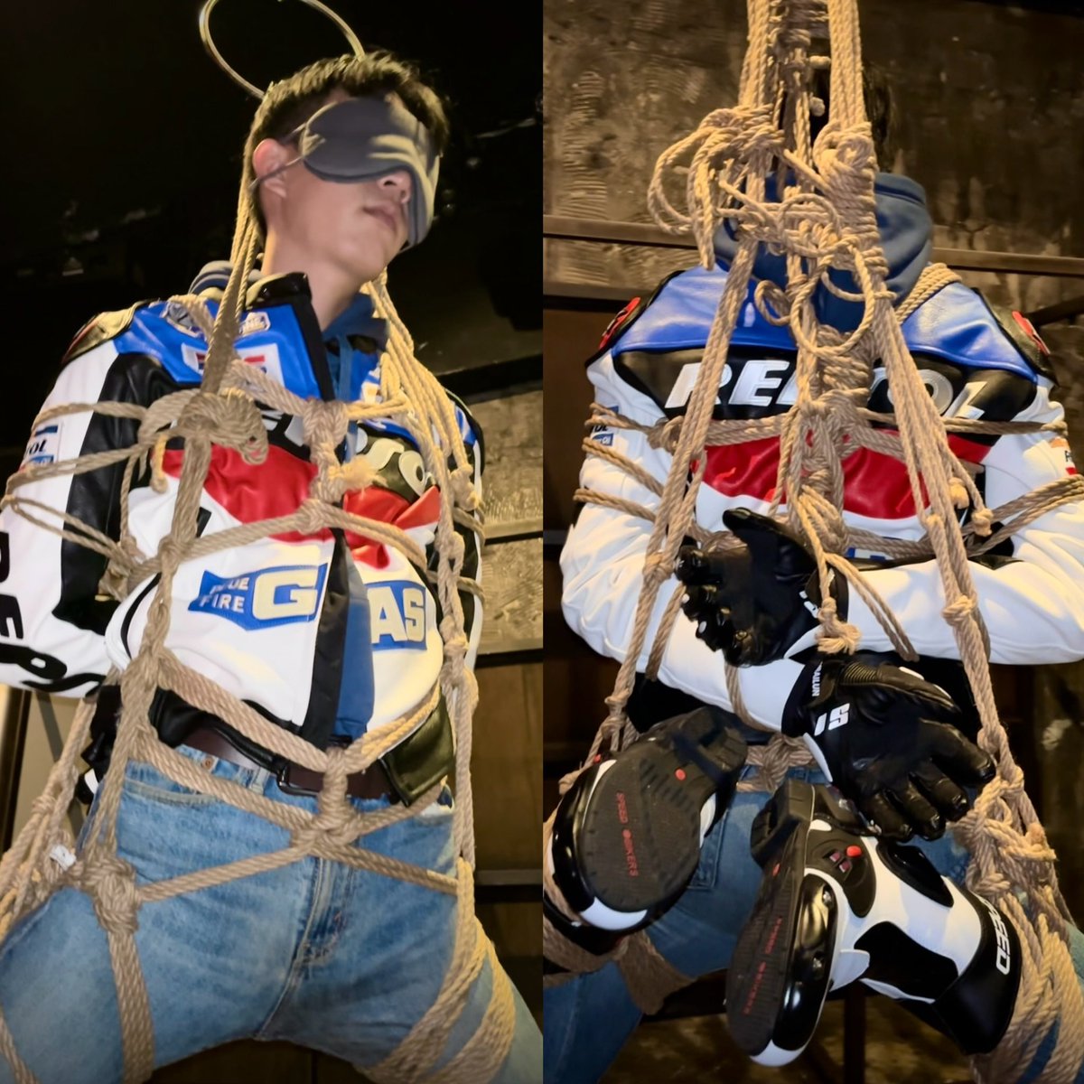 好喜歡這套新買的機車服
綁起來特別好看🥰