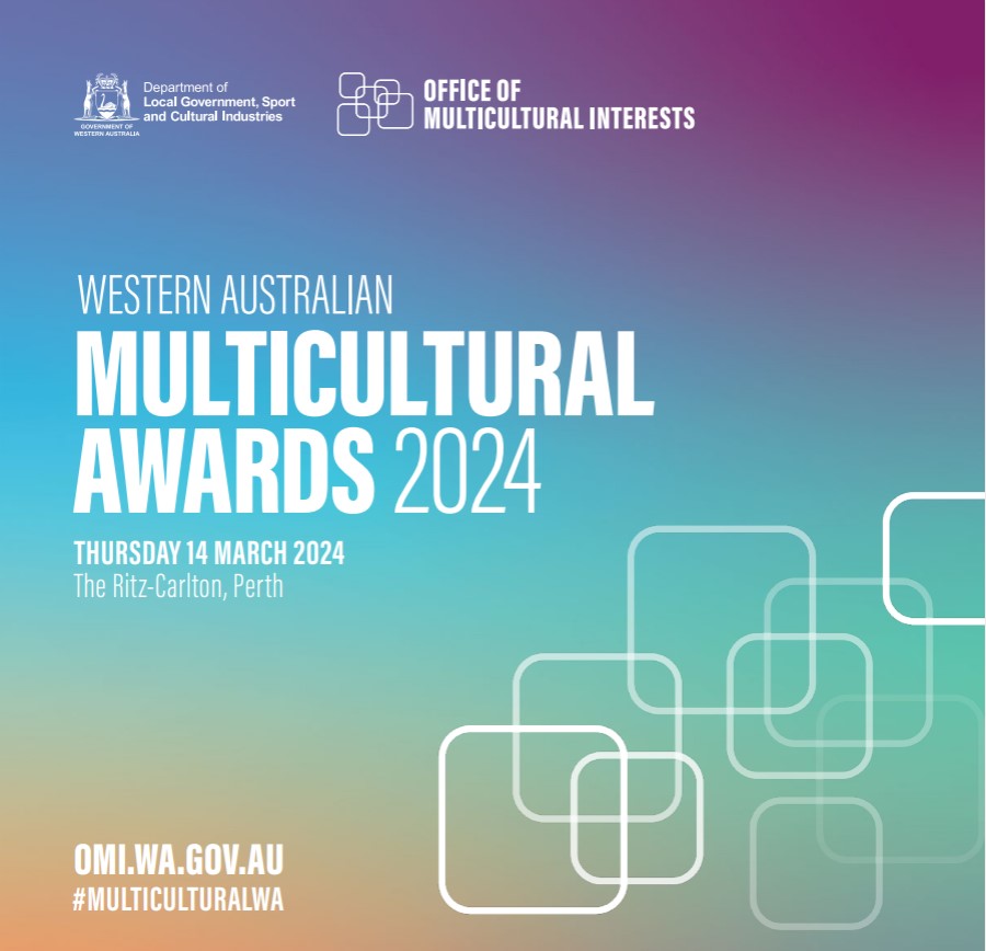 🌟 Don't miss the 2024 WA Multicultural Awards tomorrow night! Nominations in 10 categories celebrate diversity and the outstanding contributions to our community. Tune in live tomorrow night: ow.ly/ik8250QRRw2 #WAMulticulturalAwards #MulticulturalWA