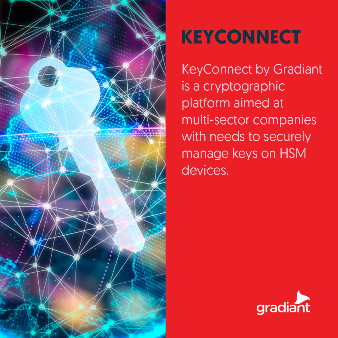 Gradiant's tweet image. 🌩️ #KeyConnect by Gradiant revolutionizes HSM key management!
🚀Transform your security effortlessly, ensuring top-notch protection and scalability.
🔐💻 Ideal for sectors like e-Government, e-Health, Banking, and Trust Service Providers.

gradiant.org/en/portfolio/k…
 #Innovation