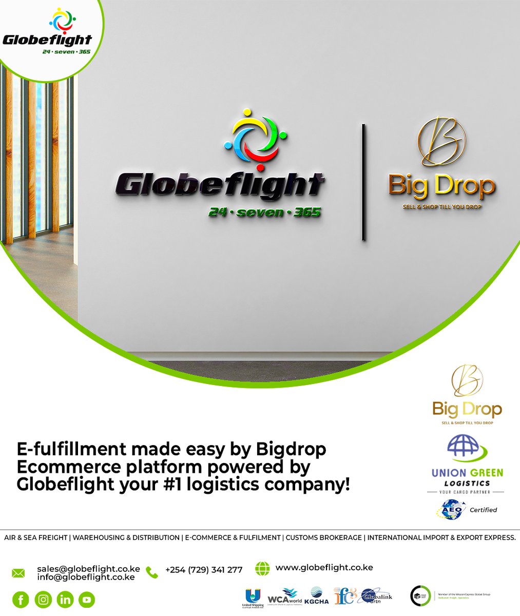 globeflight_ke's tweet photo. Ecommerce logistics got you stressed?🤔
Our new blog reveals the secrets to efficient fulfillment and growth! learn more! ➡️https://t.co/J49uz0AKPZ
#crownbus #Amerix #whatsaap #safaricom https://t.co/5s4DWaBphP
