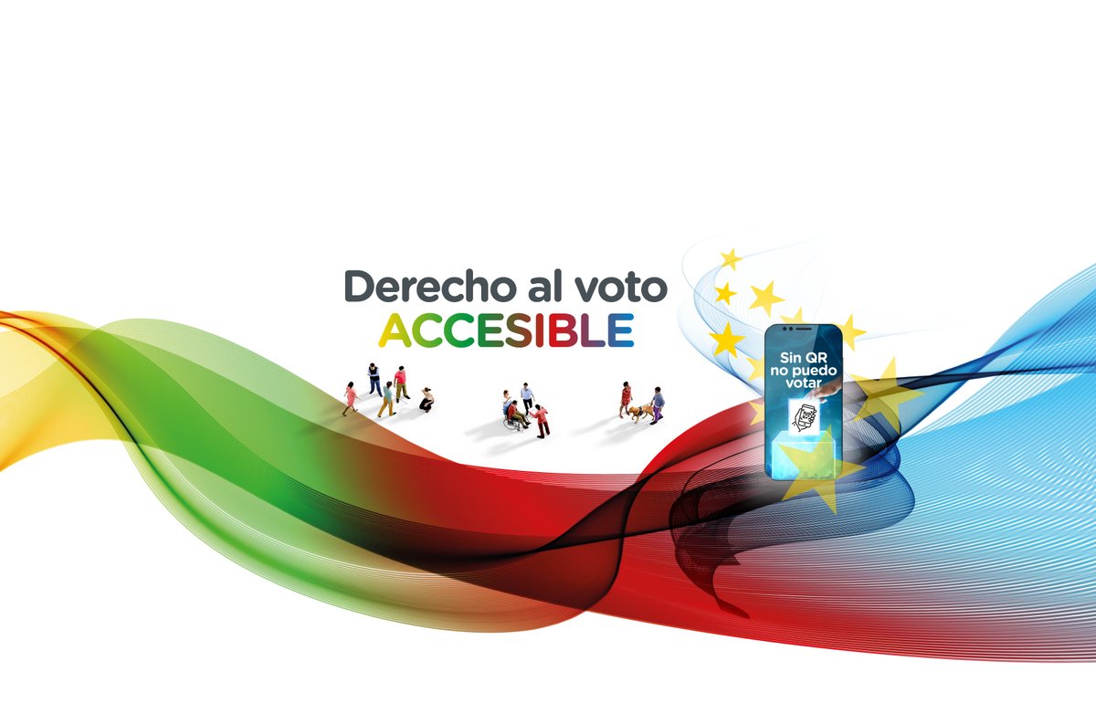 El @GrupoSocialONCE mostró en Bruselas cómo es posible votar sin ver gracias a un código #QR. El #DerechoAlVotoAccesible es una petición social lanzada por el Grupo Social ONCE para que las personas con discapacidad puedan votar en igualdad. INFO EN: hubs.ly/Q02p2ZQy0