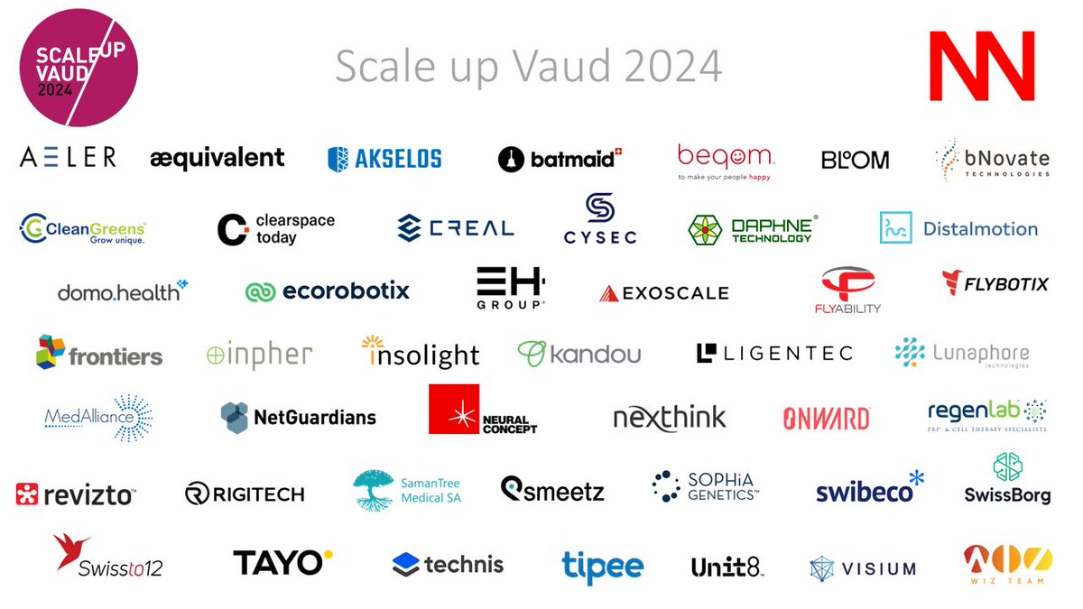 👏👏👏 45 companies awarded the Scale-Up Vaud label bit.ly/3Tv5rsI via @innovaud @ScaleUpVD #Swisstech #VDtech