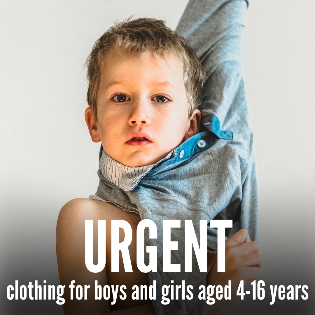 Urgent! We need clothing for boys and girls aged 4-16. Our stocks are low, and your donations will make a huge difference. Visit our locations in Thomastown, Airport West, or Tarneit to help out. Can't donate? A share goes a long way! Thanks for your support! 💙