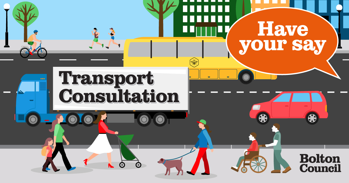 🚍 Better buses? 🚗 Less congestion? 🚆More trains to Manchester? 🚶‍♀️ Safer walking routes? What are your priorities for transport in Bolton? The consultation on our new transport strategy is open and we want to hear what your priorities are. bit.ly/3UUzwmB