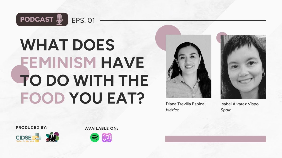 🎙️ Tune in to the episode of our podcast mini-series: 'What does feminism have to do with the food you eat?' 🍽️ Explore how feminist values can reshape our #FoodSystems 👩‍🌾️⤵️ buff.ly/49UvAXo