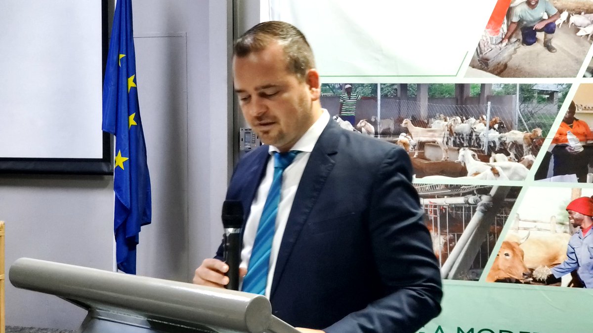 Zimbabwe Agricultural Growth Programme (@zagpinfo) on Twitter photo #LivestockProductionConference <a href="/MoLAFWRD_Zim/">MinofLands,Agric,Fisheries,Water&Rural Development</a> Deputy Min. Hon. Vangelis Haritatos acknowledging the complimentary role <a href="/ZAGPInfo/">Zimbabwe Agricultural Growth Programme</a> to GoZ agricultural revitalization programmes. #LivestockProductionConference <a href="/MoLAFWRD_Zim/">MinofLands,Agric,Fisheries,Water&Rural Development</a> Deputy Min. Hon. Vangelis Haritatos acknowledging the complimentary role <a href="/ZAGPInfo/">Zimbabwe Agricultural Growth Programme</a> to GoZ agricultural revitalization programmes.