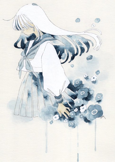 「watari@nijimukiokuiro」 illustration images(Latest)