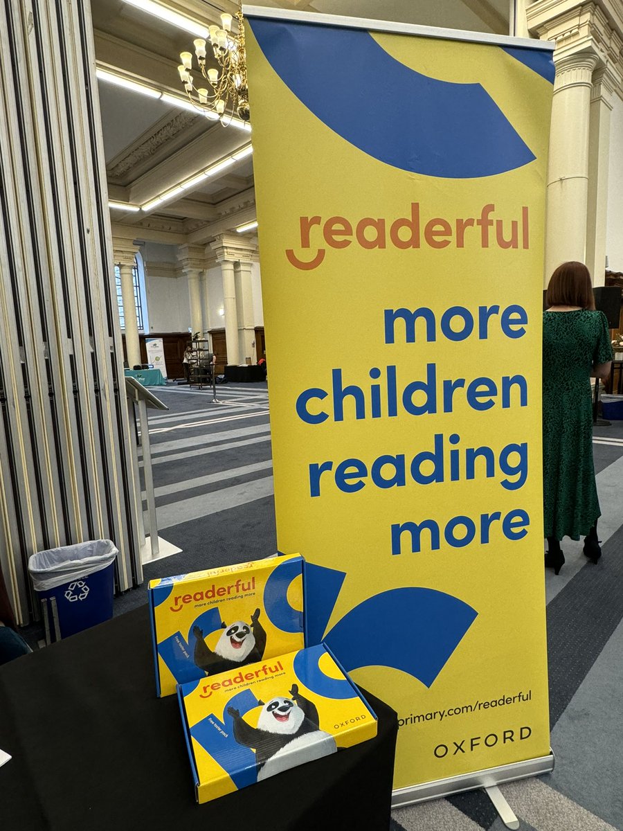 Excited to be at @ThePiXLNetwork Primary Conference today! Pop by and find out more about #Readerful and sign up for a Free taster pack! @OUPPrimary