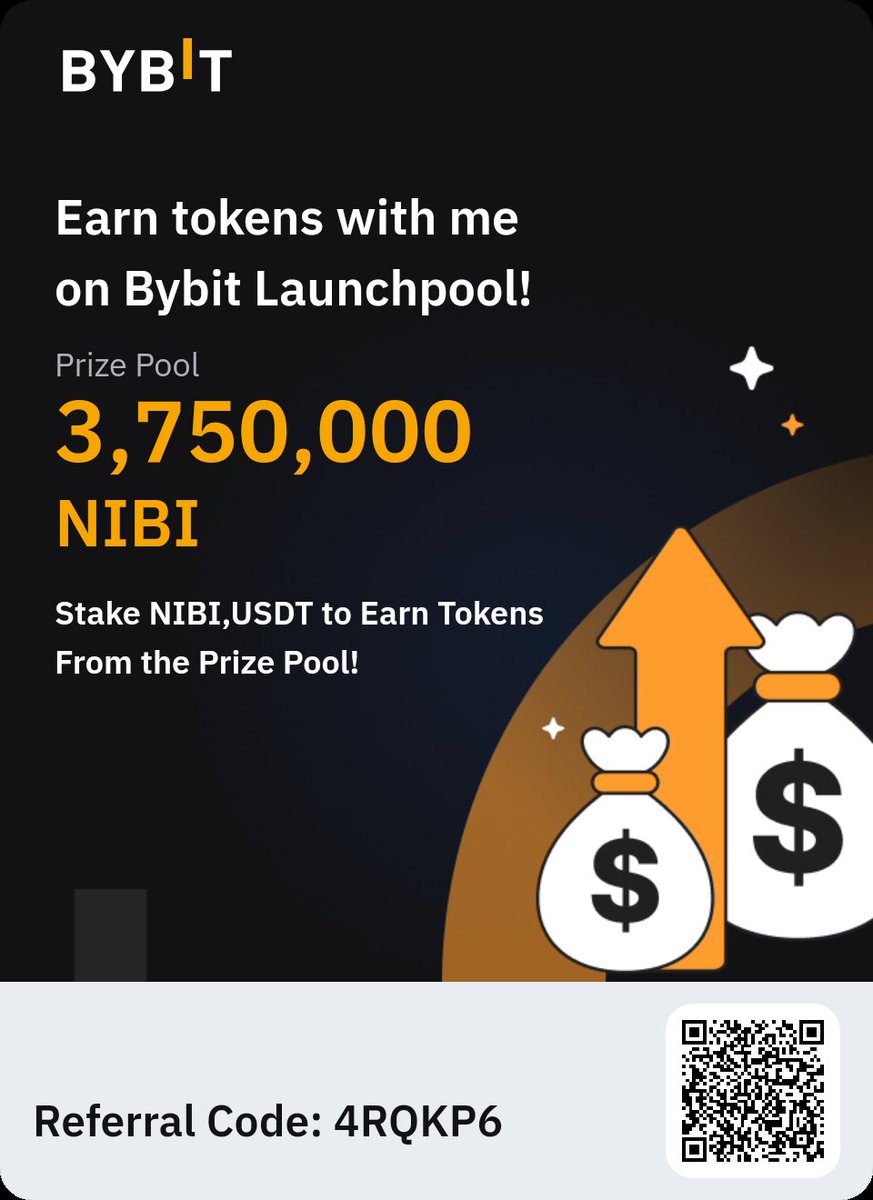 jun_lip's tweet image. Join me on Bybit and stake NIBI,USDT on Launchpool to earn from a 3,750,000 NIBI prize pool! Click here:bybit.com/en/trade/spot/…