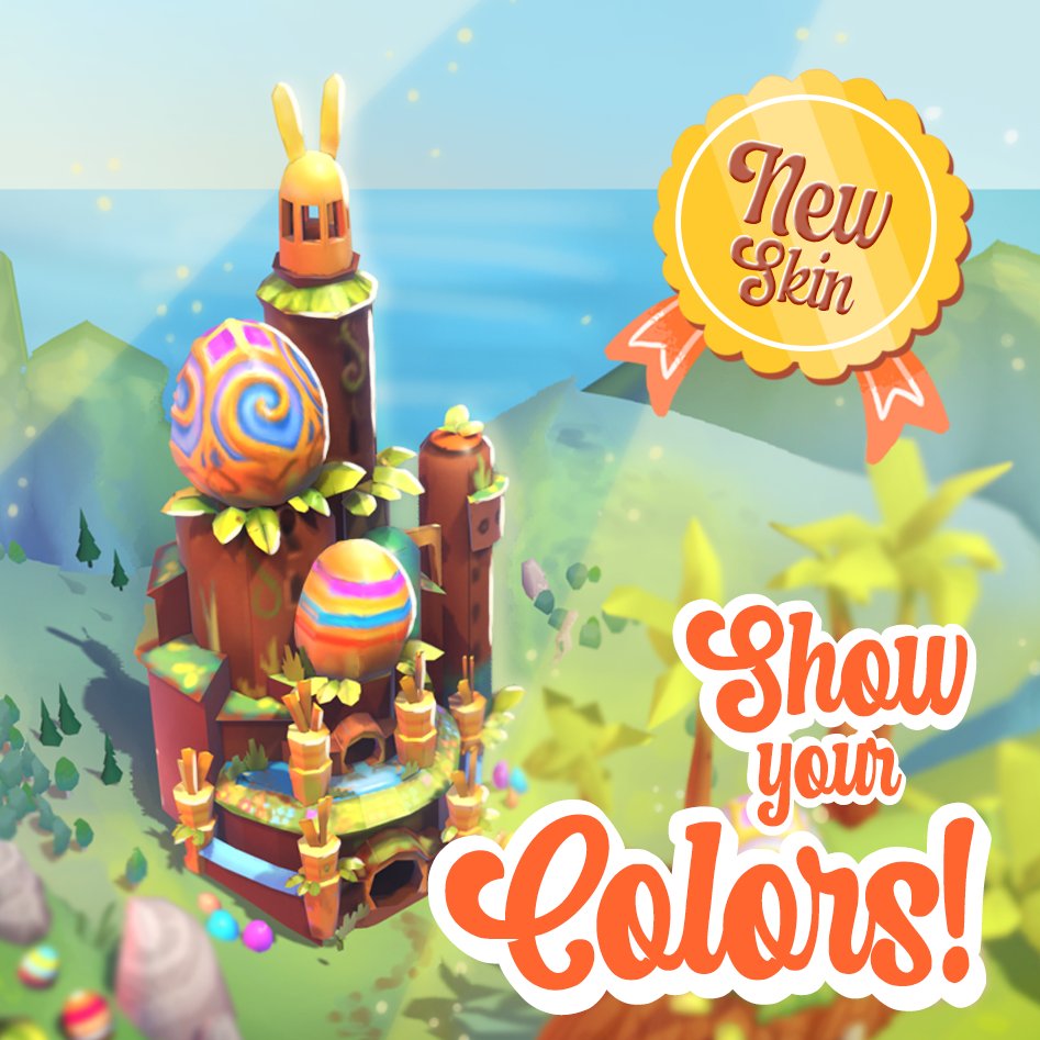 Look good, feel good! 😎 Give your army a fresh Easter look with our seasonal skin, and conquer new territory with style! 🐰🐇