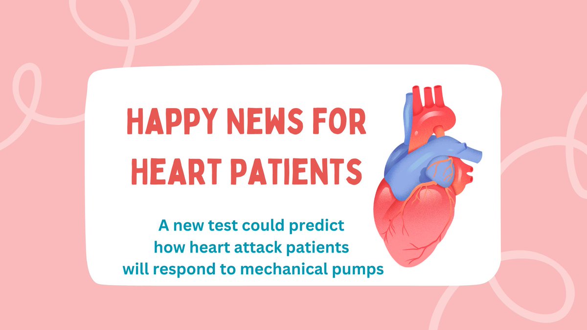 TamilTechNews's tweet image. A new test could predict how heart attack patients will respond to mechanical pumps
youtube.com/watch?v=KlDEyv…
#heartheartart #Heart #HeartProblems