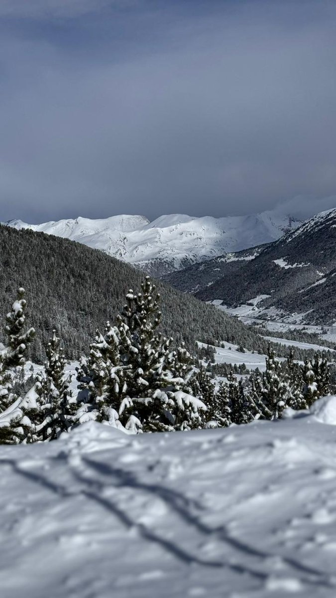 ❄️ 13.03.24 ⁣ Sumem més neu al domini amb 205 km esquiables, 110-185 gruixos de neu pols i estem infinitament enamorats. 🤍♾️⁣