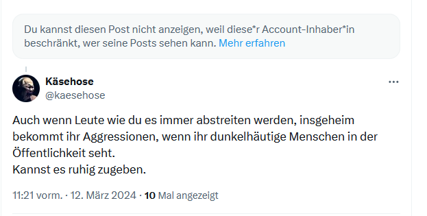 AdseHorst's tweet photo. @BernhardZimniok Wie du auf die bittere Wahrheit reagierst: https://t.co/zHhfoA5bEF