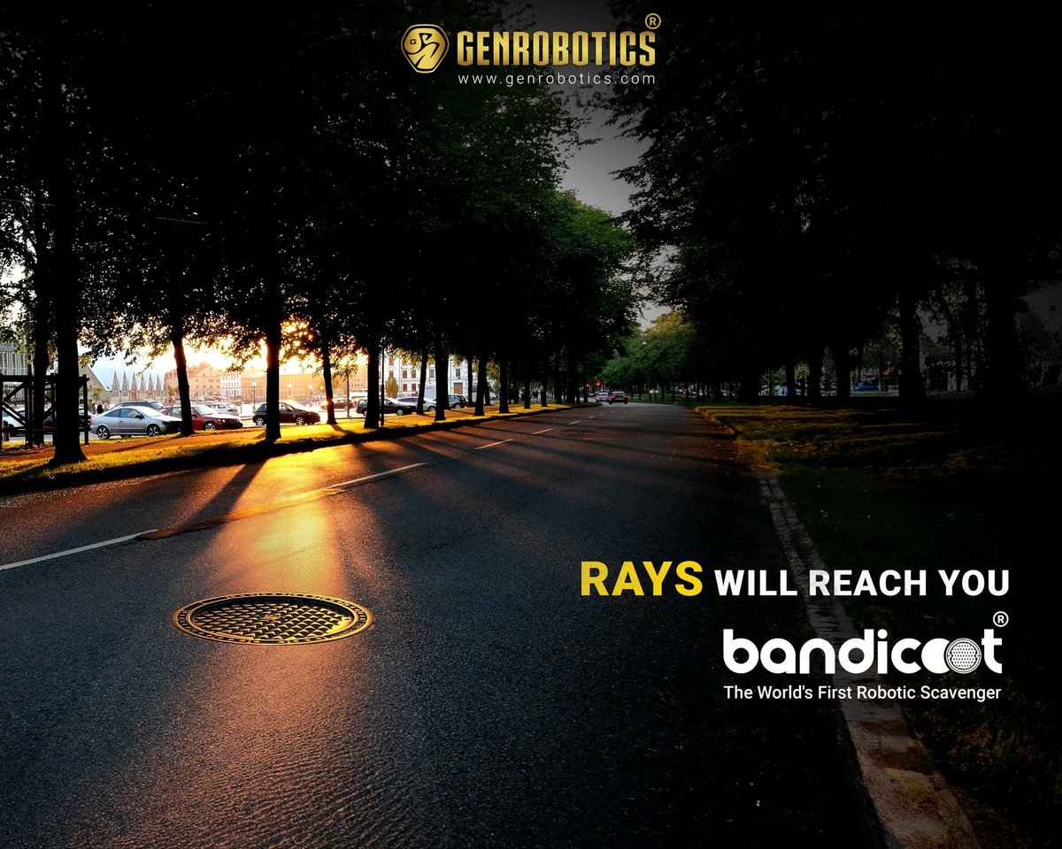 GenRobotic's tweet photo. 🌟 Rays of Innovation 🌟

Experience the transformative power of Bandicoot as we strive to eliminate Manual Scavenging from our society. Join us in #MissionRobohole to eradicate this practice. 

@pmoindia
@MoHUA_India
@MSJEGOI
@byadavbjp
@Drvirendrakum13 https://t.co/ynWTW1Jyxn