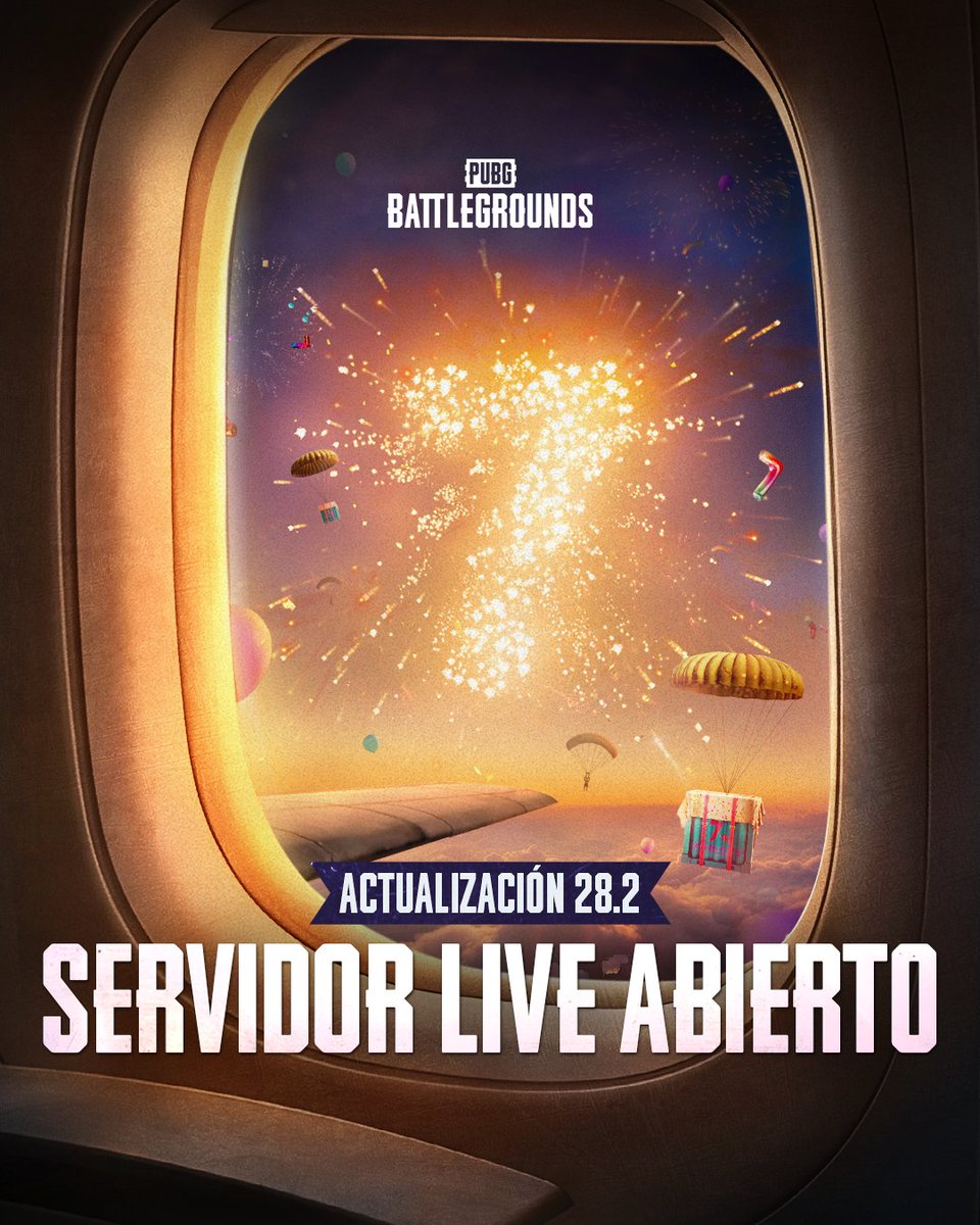 ¡Que empiece el 7.º aniversario de PUBG! 🎉🎂 ¡Ya puedes echar un vistazo a la actualización 28.2 en el servidor en vivo de PC y explorar cada rincón de Erangel en busca de sorpresas! 😎