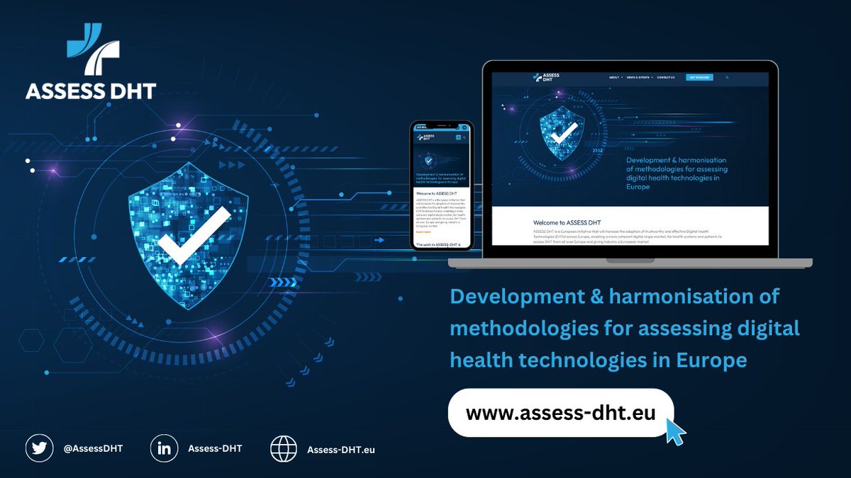 🚀We are thrilled to announce the launch of the <a href="/AssessDht/">ASSESS-DHT</a> project website!

🤝Join Us: We invite #healthcare professionals, #policymakers, industry experts, academics, and all stakeholders in the digital health ecosystem to explore our website.

#digitalhealth #innovation