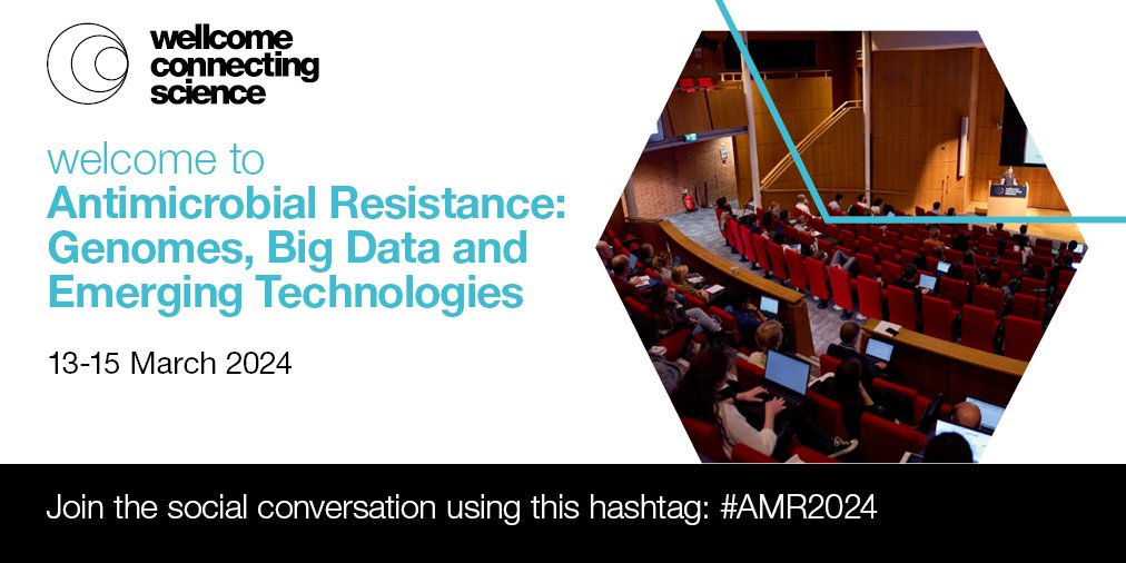 Our 2024 conference focusing on #AntimicrobialResistance starts today!🙌🏼 A huge welcome to the 183 delegates joining us at @HinxtonHall, and the 638 delegates joining us online. We're delighted to see 99 countries represented! Join the conversation using this hashtag: #AMR2024