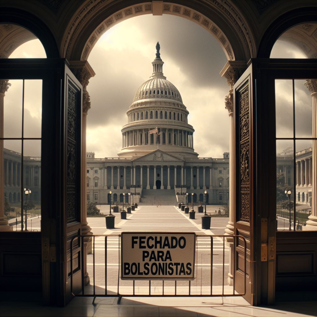 A lembrança que a comitiva bolsonarista vai trazer do Congresso Americano!