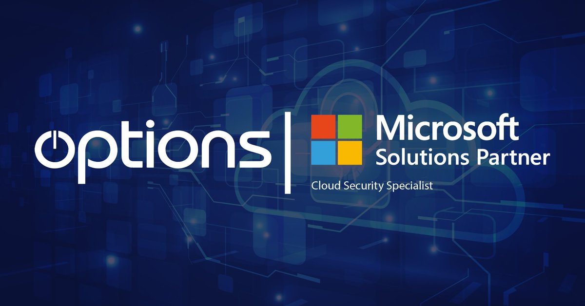 Press Release: Options Technology Achieves Microsoft Cloud Security Specialization, Solidifying Commitment to Excellence in Security Solutions Read Press here: options-it.com/2024/03/13/opt…