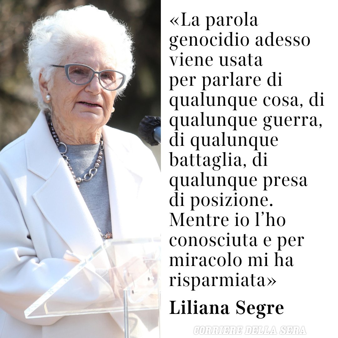 Il popolo palestinese non è 'qualunque cosa' . Migliaia e migliaia di morti non sono 'qualunque cosa'. Sorprende che chi ha conosciuto l'orrore fatichi a riconoscerlo sulla pelle altrui. Quello di #Segre è un messaggio sbagliato e pericoloso. Non c'è nessuna esclusiva del dolore.